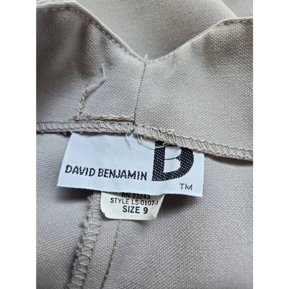 David Benjamin Vintage Juniors Size 9 Light Grey Dress Pants - Picture 2 of 6